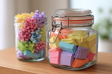 jars of pickled vegetables