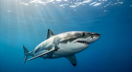 Fototapeta premium great white shark