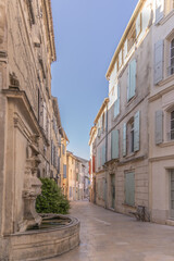 st-remy-france-village empty street