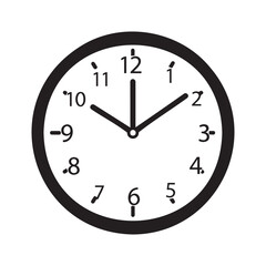 Simple clock face showing the time 1000