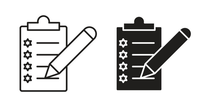 Feedback form icons, vector symbols. filled flat sign