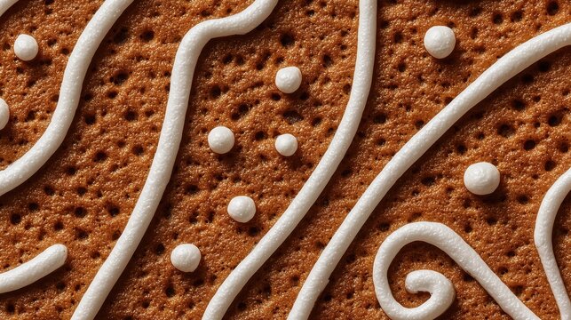 background texture of an gingerbread cookie, cinnamon brown