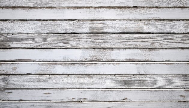 weathered wooden surface with distressed white hue backdrop seamless pattern background tile - Powered by Adobe