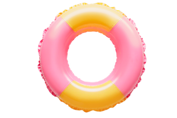 pink swimming ring