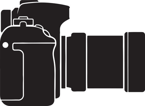 Vintage camera illustration with color options