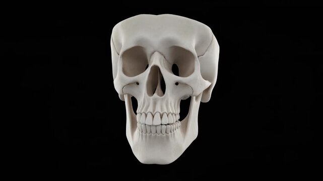Isolated 3D Model of Human Skull - Anterior Clinoid Process