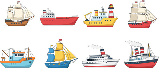 Funky Summer Fruit Vector Collection with Strawberry, Banana, Watermelon, Pineapple, and Typography, Ideal for Juice Bar and Healthy Kids' Design.