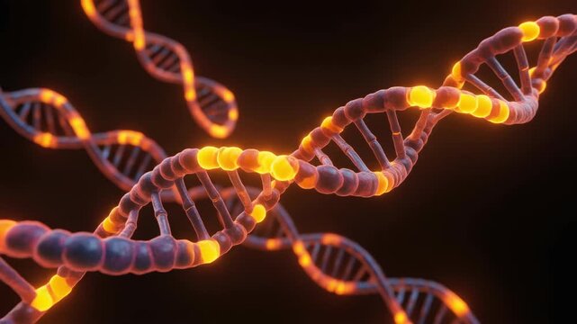 Molecular 3D Animation of DNA Polymerase Adding Nucleotides