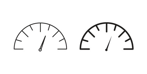 Gauge icon for mobile app, editable designs