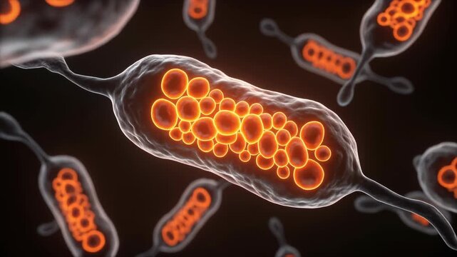 Microscopic Animation of Mitochondrial Matrix