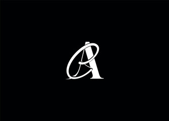 CA creative initial logo design and monogram logo