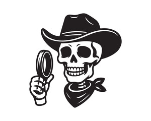 skull with cowboy hat, skull with gun, skull with shooter, skull vector, skull silhouette, skull illustration, skull design, hat, vector, illustration, icon, art, design, skull, cowboy, black, people,