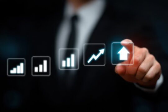 Leaders assess progress against benchmark metrics and evolution milestones while monitoring and review improve efficiency and identify opportunity