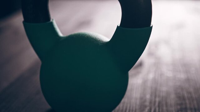 Close-Up Of A Weight For Fitness And Sports Training In The Gym