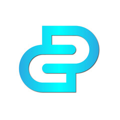 Web line modern color full logo design