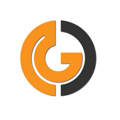 Web line modern color full logo design