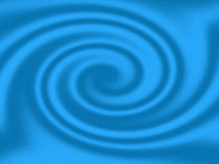 Abstrakte blaue Spiralstruktur mit Grain-Effekt