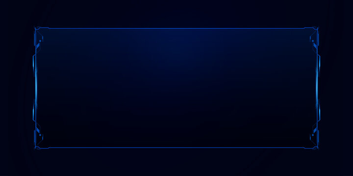 Sci fi futuristic user interface, HUD template frame design, Technology abstract background	
