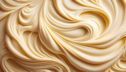 Vanilla Frosting Icing Background