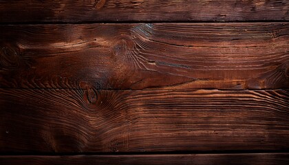 Brown Distressed Rustic Wood Grain With Twig Imperfections And Scratches Overhead View Of Old Dark Brown Wooden Table Texture Or Abstract Background Place For Text