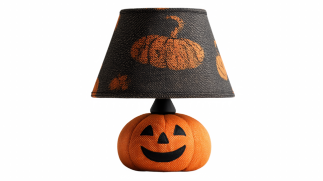 Pumpkin print lamp minimalist decor