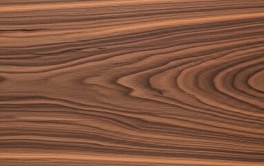 Fototapeta premium Close-up of natural walnut wood grain pattern showing detailed texture and unique wood formations