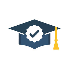 Modern graphic design elements and icons in vibrant colors