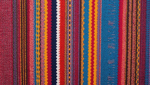 Multicolored textile backdrop, ideal for creative designs