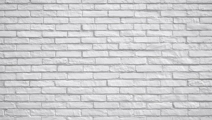 White brick wall texture, suitable as a background for product displays or montages