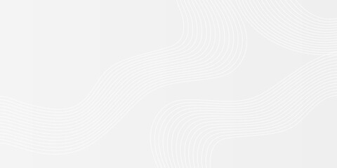 Modern abstract background with flowing lines. Wavy business curve lines on transparent background. Abstract ocean wave line background. 