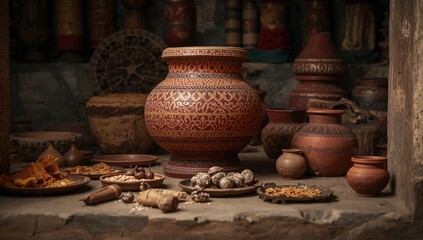 Pot for Water Storage, highlighting traditional craftsmanship in Indian culture