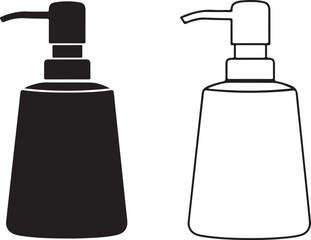 Elegant dispenser bottles for beauty and hygiene products