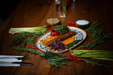 
Very tasty food at the Caucasus restaurant