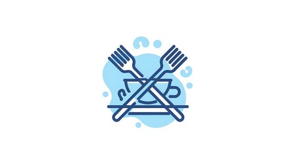 Lucid Origin Kitchen Dishes Icon Sign Vector Illustration