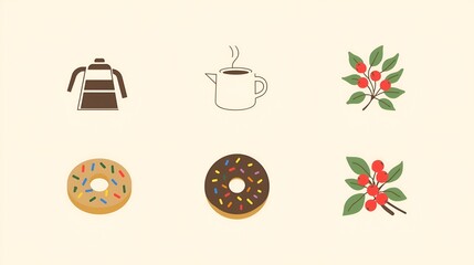 Lucid Origin – Minimalist Icons of Coffee Pitchers with Sleek Handles