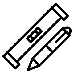 Level tools icon in vector illustration