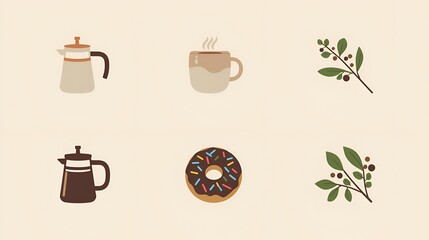 Lucid Origin – Minimalist Icons of Coffee Pitchers with Sleek Handles