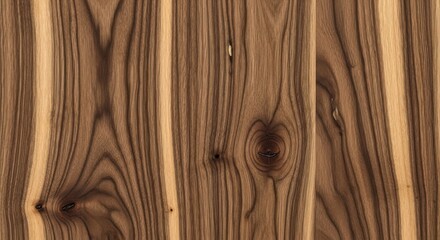 Natural dark and light brown wood grain texture with knots and vertical lines