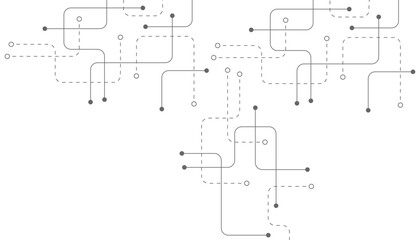 Obraz premium Abstract background with technology circuit board texture. Modern electronic motherboard texture. Creative idea for internet technology. Tech concept for header, web banner, website, presentation.