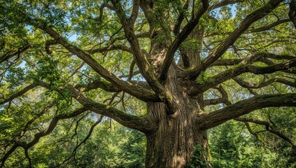 Obraz premium A Tree With Numerous Branches, symbolizing growth and diversity