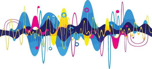 Vibrant Abstract Waves A Symphony of Color and Motion in Contemporary Art