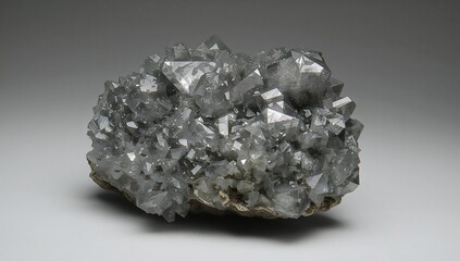 Stibnite mineral spray sourced from Kremnica, Slovakia, highlighting mineral properties