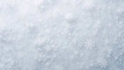 Obraz premium Snowy surface from above, ideal for background patterns, seasonal winter theme