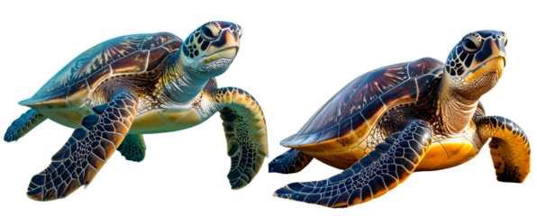 Dark-Shelled Beach Turtle Resting on Warm Sand with Natural Grain
