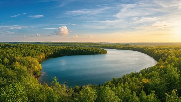 Borovoe lake in Kazakhstan during summer, highlighting natural beauty and outdoor exploration