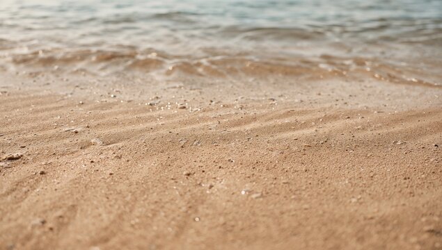 Smooth wet sand texture, ideal for editorial header background