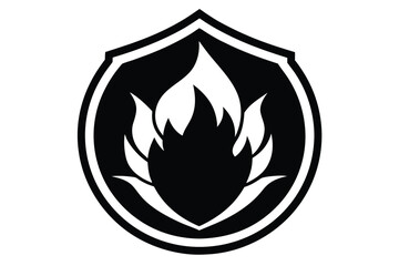 no fire vector icon silhouette