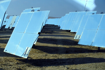 Solar Reflector Field in the Desert
