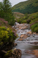 mountain river in the mountains, Scottish Highlands