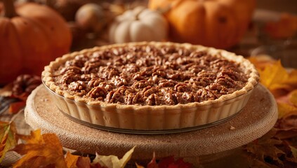 Walnut Pie for Thanksgiving, a sweet dessert option with refined sugar load